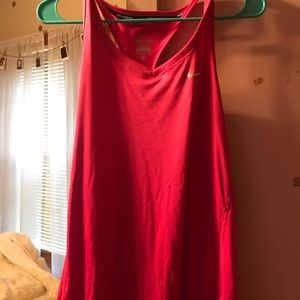 Pink Nike tank top